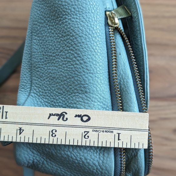 Fossil Claire Aqua Teal Leather Backpack - Picture 9 of 14
